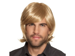 Peruca blonda cu franjuri - 1 buc.