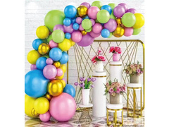 Set baloane multicolore pentru ghirlande - 79 buc.