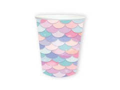 Cupe aniversare Mermaid - 250 ml - 6 buc.