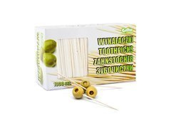 Scobitori din lemn în hârtie - 2 x 65 mm - 1000 buc.