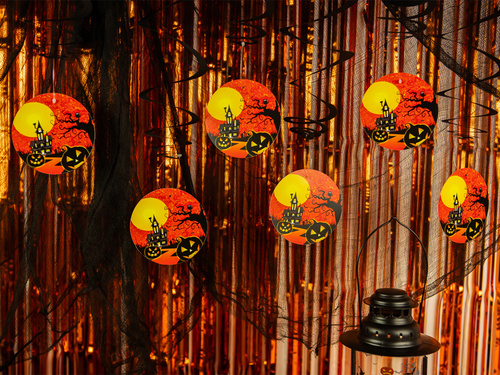 Decorațiune pandantiv Casa bântuită - 6 buc.