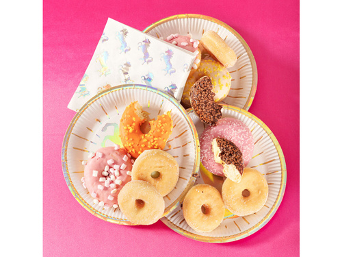 Farfurii aniversare unicorn - 23 cm - 10 buc.