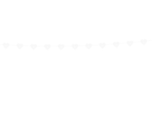 Ghirlandă de inimă pentru Ziua Îndrăgostiților - 180 cm - 1 buc.