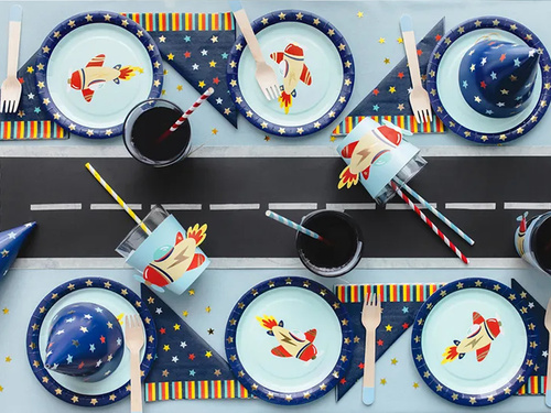 Șervețele aniversare Stele - 33 cm - 12 buc.