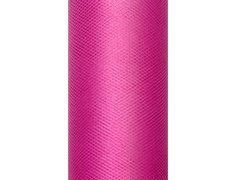 Fucsia tul neted - 30 cm x 9 metri - 1 buc.