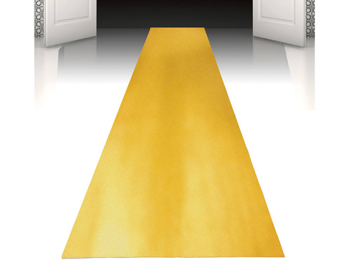 Covor decorativ auriu - 4,5 m - 1 buc.