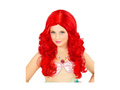 Peruca de sirenă roșie