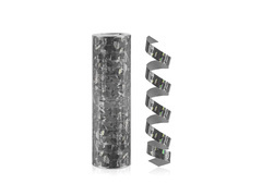 Streamer holografic - negru - 18 buc.