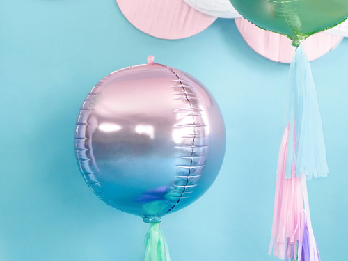 Balon violet albastru ombre - 35 cm - 1 buc.