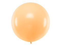 Balon gigant cu diametrul de 1 m - portocaliu pastel.