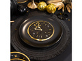 New Year's Eve Clock Șervețele de Anul Nou fericit negru - 33 cm - 10 buc.