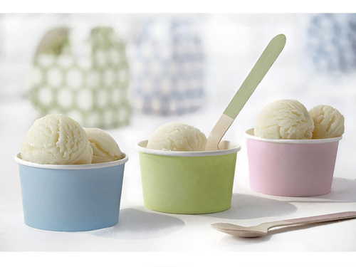 Set tacâmuri din lemn Pastelove - 18 piese.