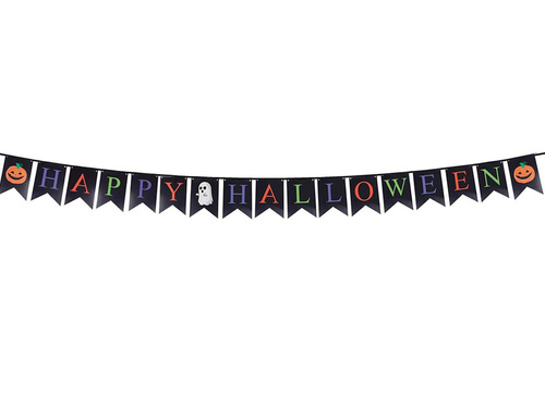 Banner Halloween fericit - 300 cm - 1 buc.