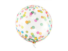 Balon din folie cu puncte colorate - 40 cm - 1 buc.