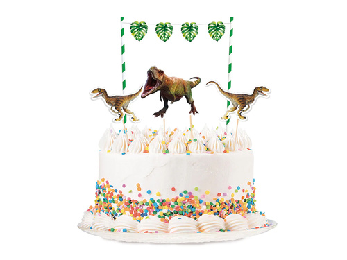 Set decorațiuni pentru tort T-Rex - 1 set