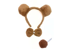 Set ursuleț de pluș maro