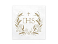 Șervețele de împărtășanie IHS - 33 cm - 12 buc.
