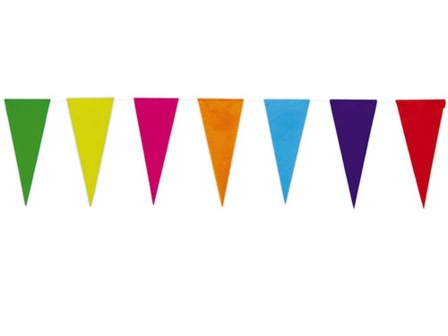 Steaguri multicolore banner - 10 m - 1 buc.