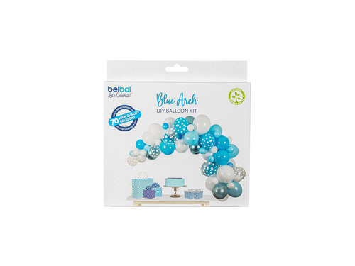 Set de baloane pentru ghirlanda de baloane Baby Blue - 70 buc.