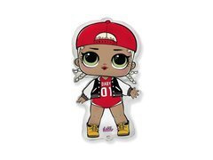 MC Swag LOL Surprise balon cu băț de folie - 31 x 18 cm - 1 buc.