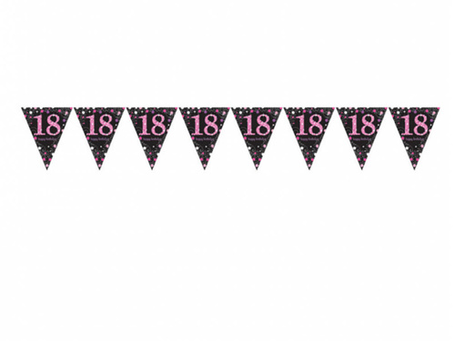 Steag banner pentru optsprezece - 400 cm - 1 buc.