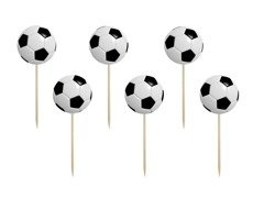 Piesă de fotbal - 7 cm - 6 buc.
