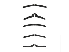 Mustață autoadezivă mix de modele - 5 buc.