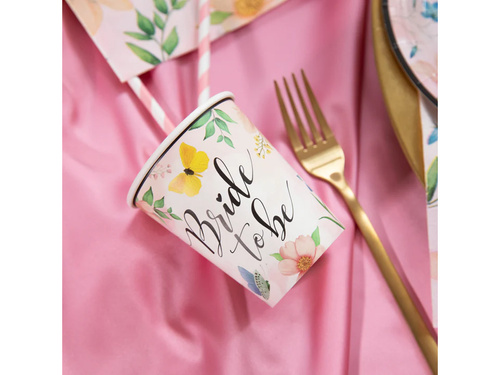 Cupe florale pentru viitoarea mireasă - 220 ml - 6 buc.