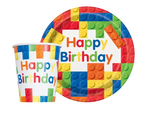 Set aniversare Blocuri - 16 buc.