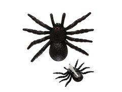 Broșă păianjen cu sclipici - 1 buc.