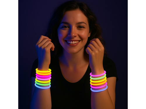 Fluorescent - fluorescent - culori mixte - 50 buc.