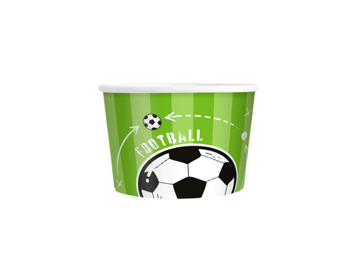 Cupe pentru înghețată Football - 150 ml - 6 buc.