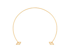 Rama dreptunghiulară pentru baloane aurii - 315 x 240 cm - 1 buc.