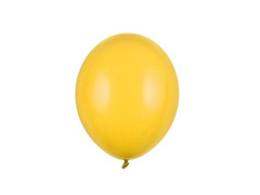 Baloane mici din latex - 5 inch - galben - 100 buc.
