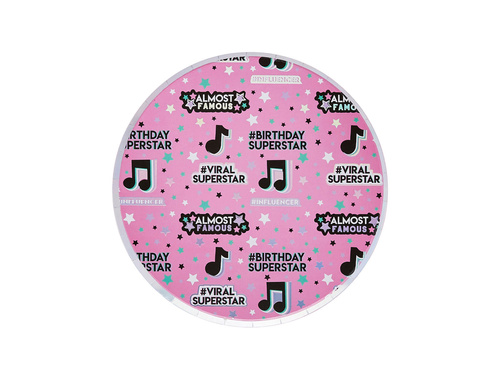 Farfurii de hârtie Nutty - 23 cm - 8 buc.