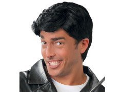 Peruca neagră pentru bărbați - 1 buc.
