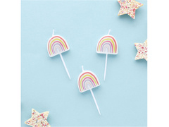 Lumânări de picnic Rainbow - 5 buc.