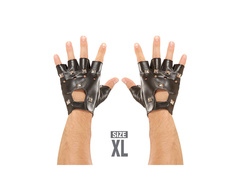 Mănuși din piele cu crampoane fără degete