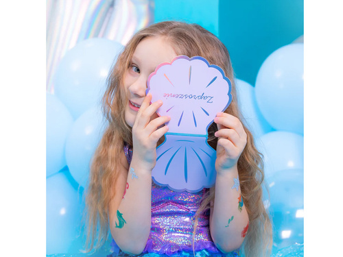 Invitație aniversară Ocean Shell - 6 buc.