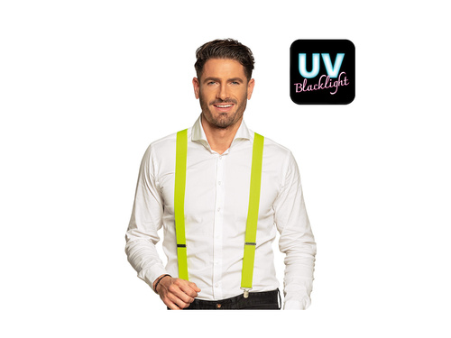 Bretele Basic neon galben UV