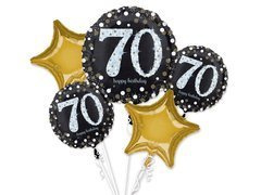 Buchet de baloane din folie pentru 70