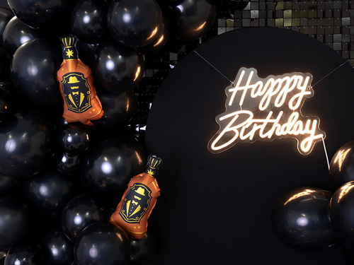 Balon cu folie sticla de whisky - 27 x 12 cm - 1 buc.