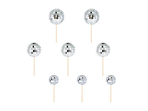 Picuri Disco argintii - 8 buc.