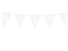 Ghirlandă de hârtie cu perle - 19,5 x 300 cm - 1 buc.