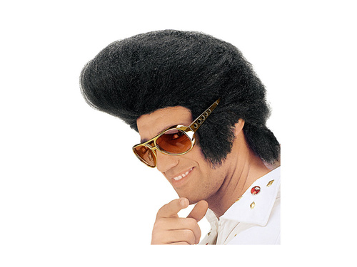 Peruca neagră a regelui rock'n'roll Elvis