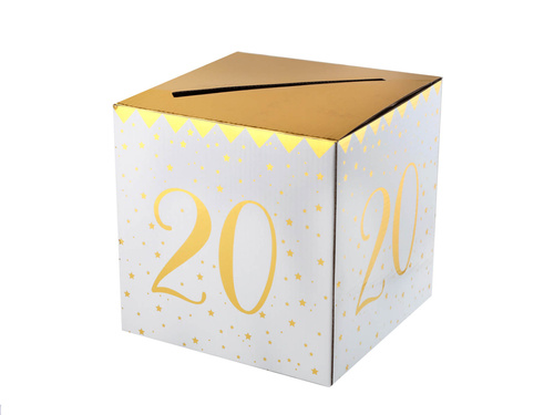 Cutie plic cu felicitări, cadouri pentru a 20-a aniversare - 1 buc.