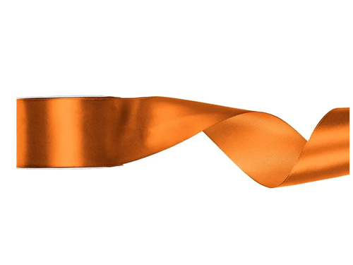 Panglică de satin, portocalie, 50 mm/25 m, 1 buc.