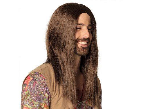 Peruca hippie maro