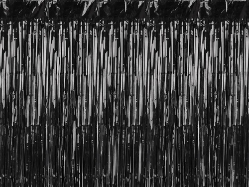 Cortina - perdea ușă negru - 100 x 200 cm