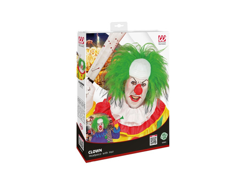 Coafură de clovn cu păr verde